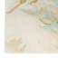 Tapis en viscose touffeté à la main à motif abstrait en jaune / blanc-90723229
