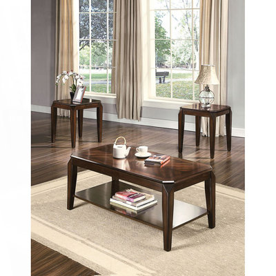 3Pc Coffee Table Set, End Table Set