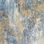 Tapis de couloir moderne bleu et abstrait-414707354