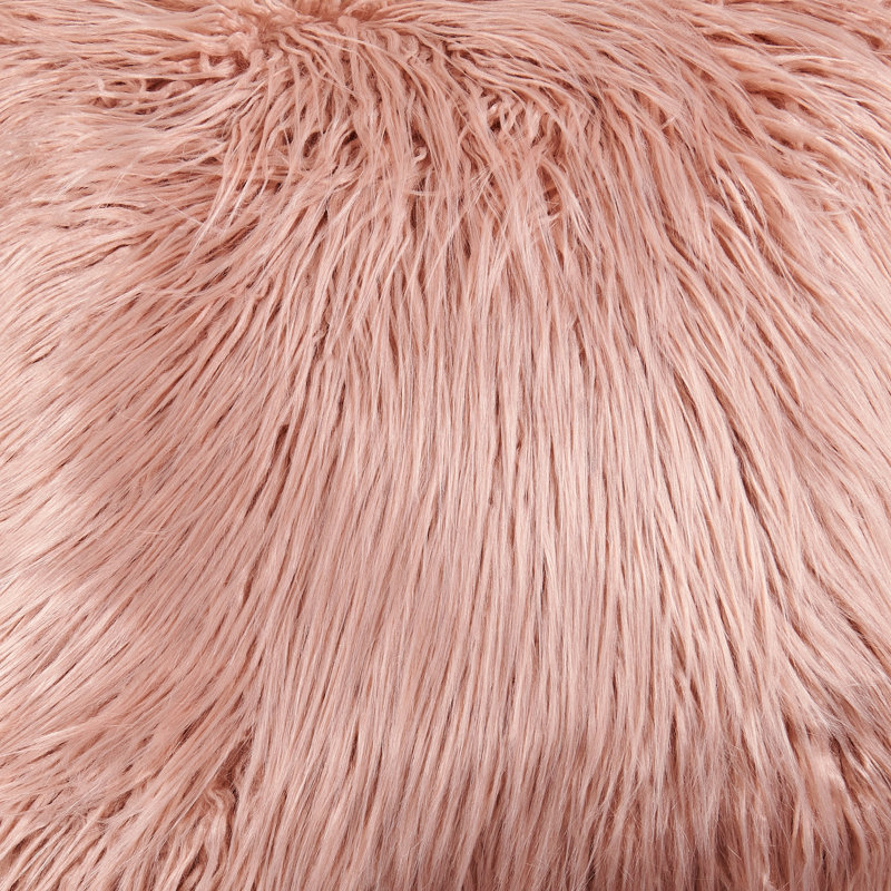 Housse de coussin Mongolian, Rose corail