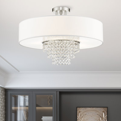 Plafonnier semi-encastré 5 lumières Kyela