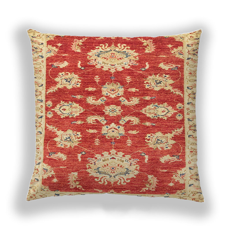 Coussin décoratif abstrait 2508, Microsuède
