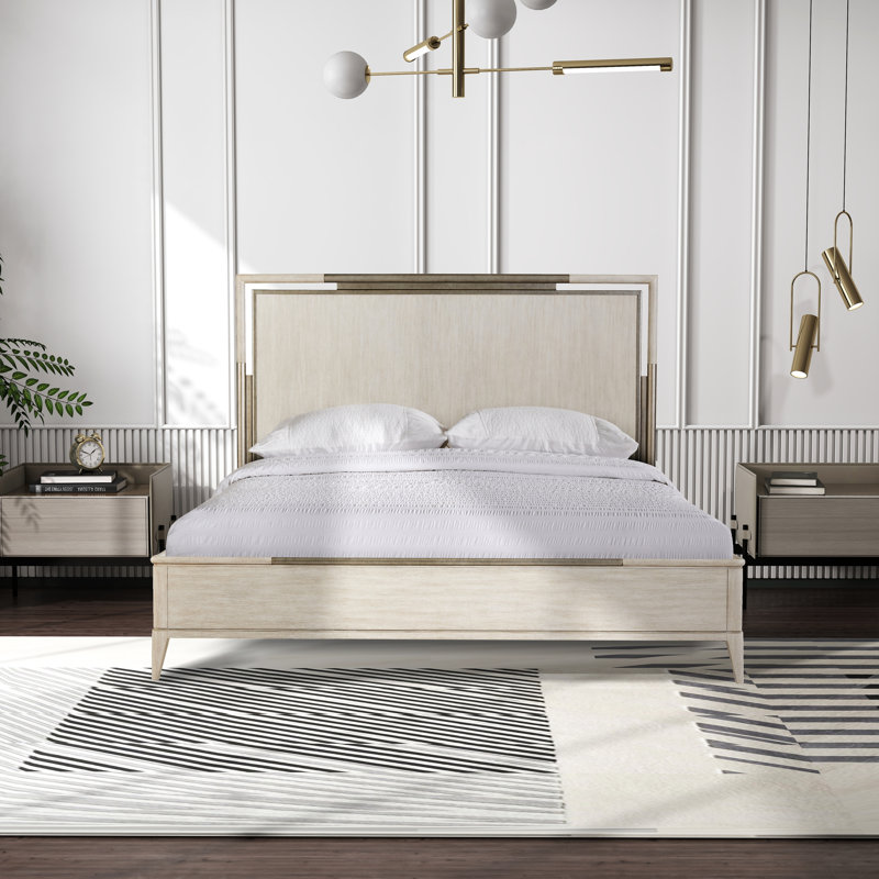 Cathie Solid Wood Standard Bed, King
