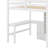 Full Size Loft Bed With Desk And Drawers-1170050524