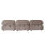Ensemble de canapé modulaire 3 pièces Hito, pouces, capitonnage à bulles-115686099-115686098