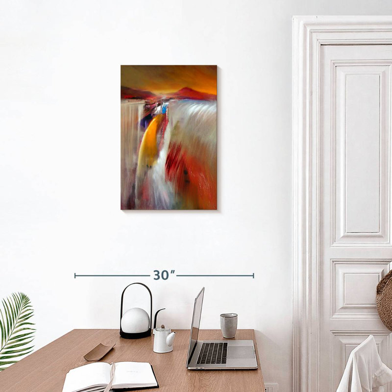 Avery Glowing Waterfall, 24" H x 16" W