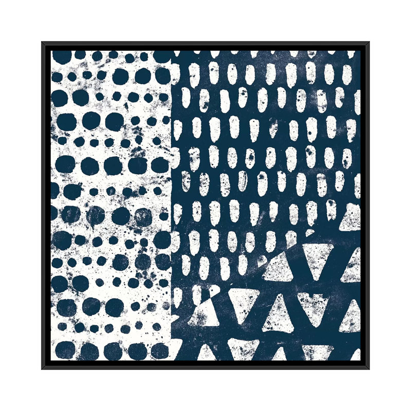 « mark realing tile iii », reproduction d’impression sur toile, H 18 po x l 18 po x P 1,5 po, Toile avec cadre noir