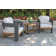 3 Pc. Modern Wicker Seating Group With Matching Accent Table