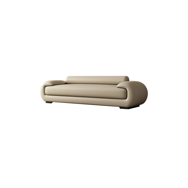 Banc rembourré Classic Fashion, Blanc cassé, H 25,59 po x l 59,05 po x P 19,68 po