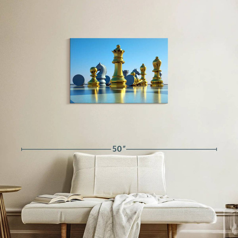 Senne Chess Board Reflection, 20" H x 30" W