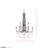 Barcelona 9-Light 2-Tier Crystal Chandelier - Onyx-128866308-128866312
