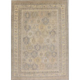 Transitional One-of-a-Kind Rectangle 9'11" X 14'1" Hand Knotted Area Rug