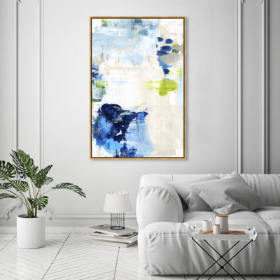 Perks Abstract Sky Garden Modern Blue by Oliver Gal