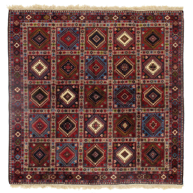 Shiraz One-of-a-Kind Square 6'6" X 6'6" Hand Knotted Area Rug