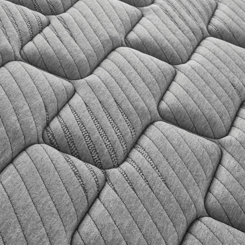 13 po hybride matelassé, ferme, Simple, Gris