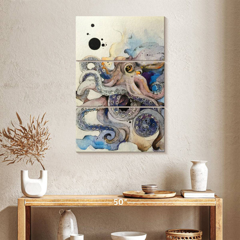 Brampt Dreamy Octopus, 38" H x 24" W
