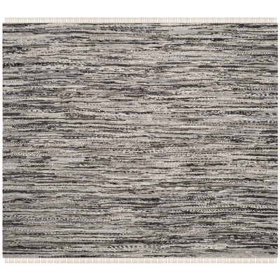 Gerow Rug Hand Woven Cotton Striped Rug