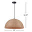 Annemary 1 - Light Brown Single Pendant