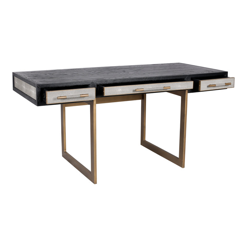 Bureau Meera, Gris/doré