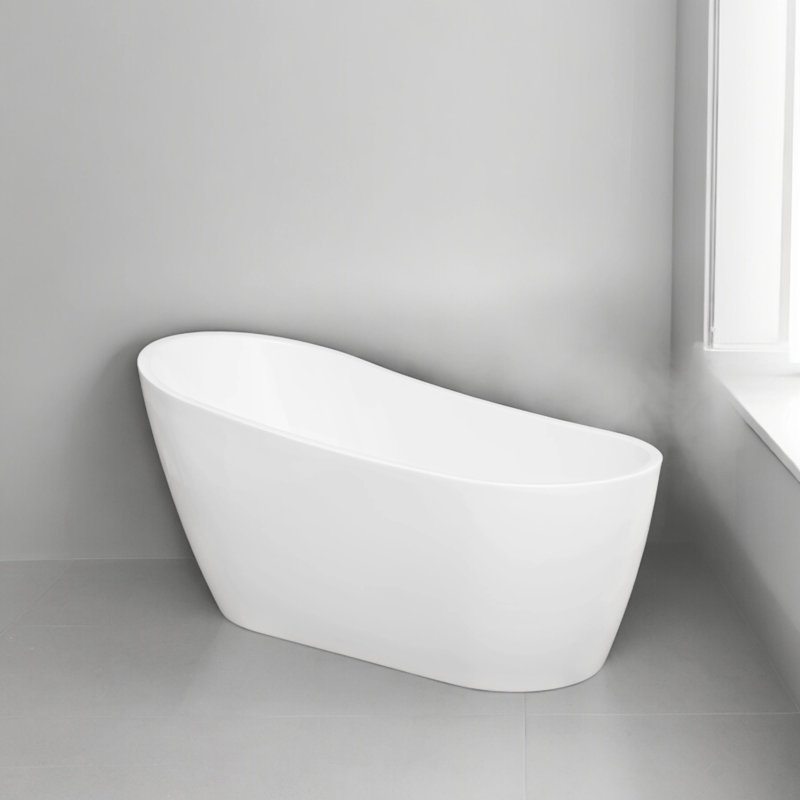 59'' x 30.75'' Soaking Acrylic Bathtub
