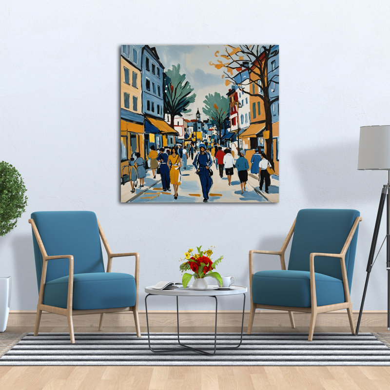 Urban Rhythm II, 24" H x 24" W