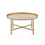 Table basse à plateau rond