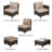 Girtie Melbourne 6 - Person Outdoor Seating Group with Cushions-87467167