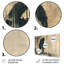 «Black Beige Shadow Silhouette Bigfoot», impression d'art mural Bigfoot-430167893-430167895