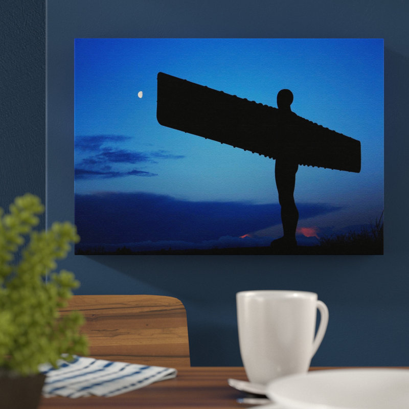 Angel Of The North Newcastle No Frame - Wrapped Canvas - Framed Print, 40cm H x 60cm W
