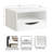 Adeana Poplar Floating Shelf with Drawer-860636051