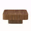 Table basse carrée moderne 35,43 pouces Handcraft