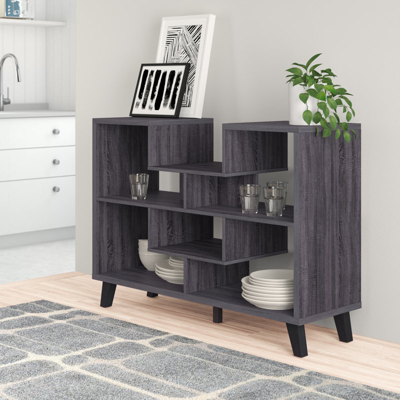 47.25cm Sideboard, Grey/Black