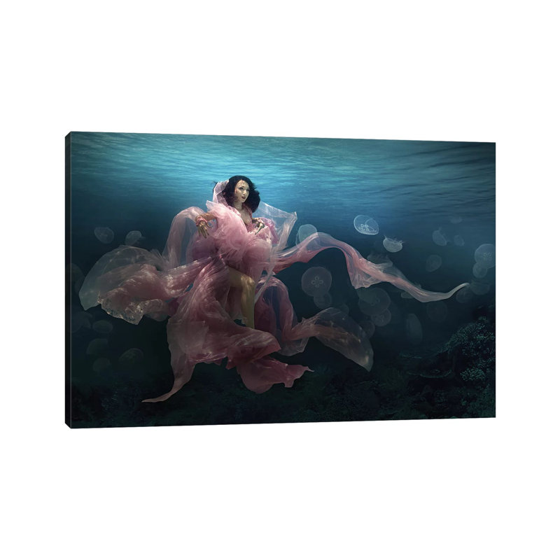 The Bloom Goddess by Martha Suherman - Wrapped Canvas Print, 20.32 cm H x 30.48 cm W
