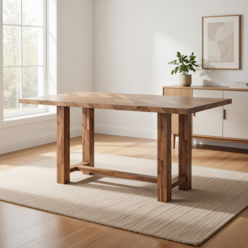Table de salle à manger Elsie, 35" H x 71" W x 35" D