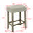 Miles 4-Piece Bar Table Set with Upholstered Stools & Power Outlets-165969930