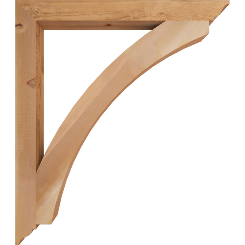 Thorton Traditional Bracket, 48"H x 3.5"W x 42"D, Western Red Cedar (Smooth)
