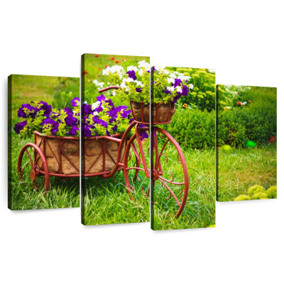 Harnek, bicyclette et fleurs