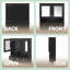 Pharmacie murale 24 pouces avec portes en miroir, tiroirs et crochets, rangement 4 en 1, noir-1851927951
