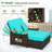Talleysville 66'' Wide Reversible Patio Daybed with Cushions-1227346267