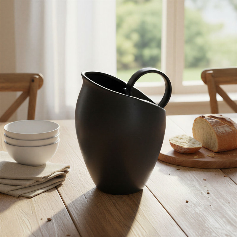 Crownhill 82oz. Pitcher, Matte Black