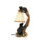 Lampe de table rustique en résine