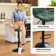 Swivel Adjustable Height Modern Bar Stools with Metal Frame 