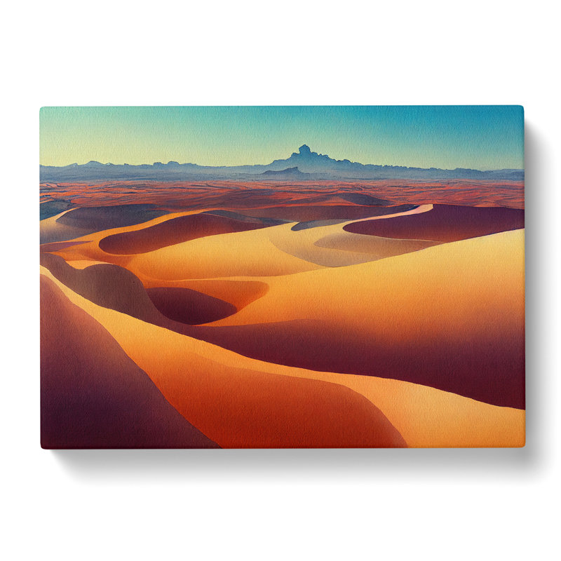 Desert View Vol.1 - Wrapped Canvas, 35cm H x 50cm W x 3cm D