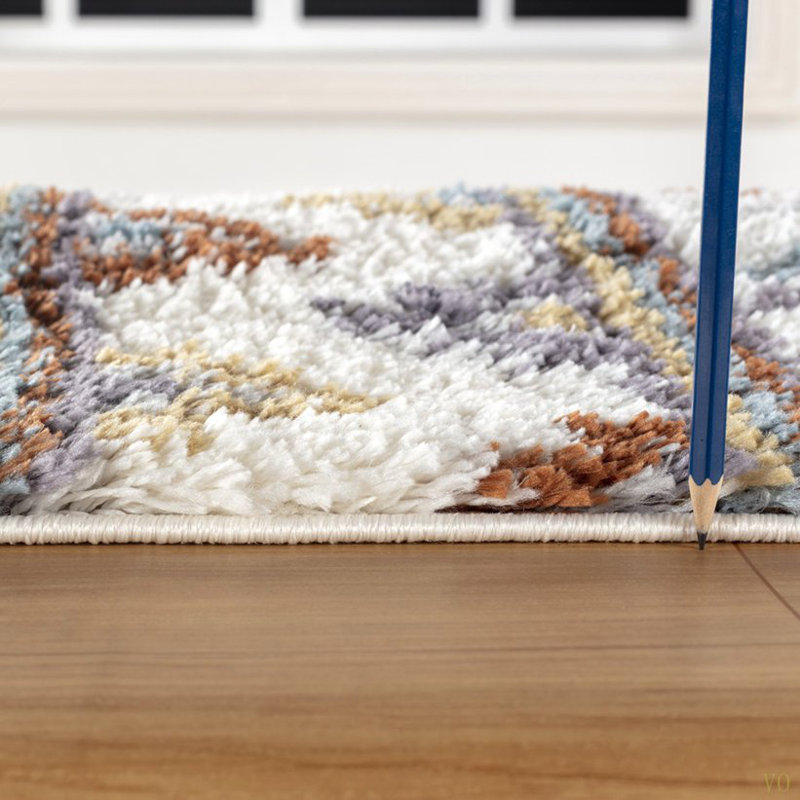 Serre 3 po X 7 pi Tapis à poils longs, Rectangle 5 pi 3 po x 7 pi