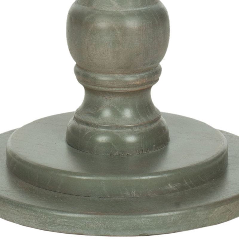 Willhite Solid Wood End Table, French Gray