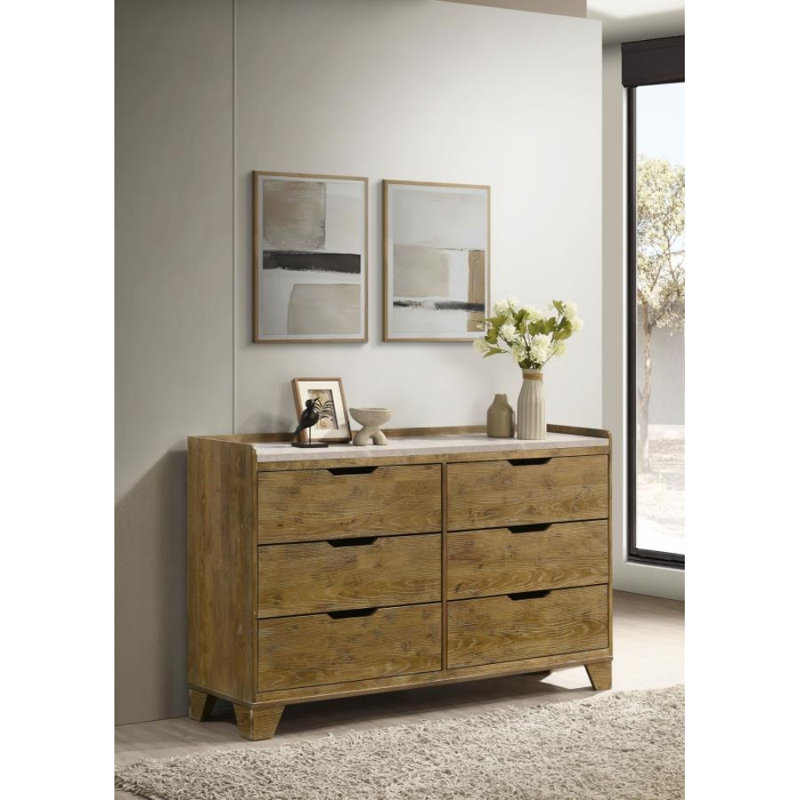 Commode 6 tiroirs Mikequan