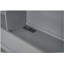 Lit plateforme double avec lit gigogne, tiroirs et prises USB, gris