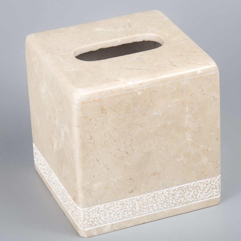 Marble Tissue Box Cover