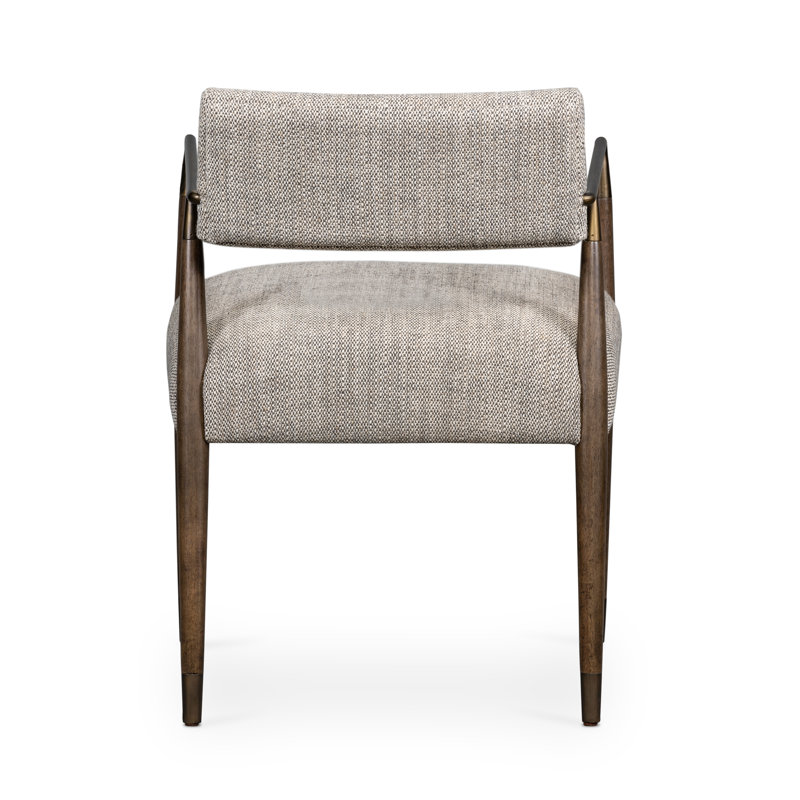 Waldon Dining Armchair-Thames Coal, Thames Coal, Sierra Brown/Aged Bronze