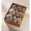 5'' Glass Holiday Shaped Ornament